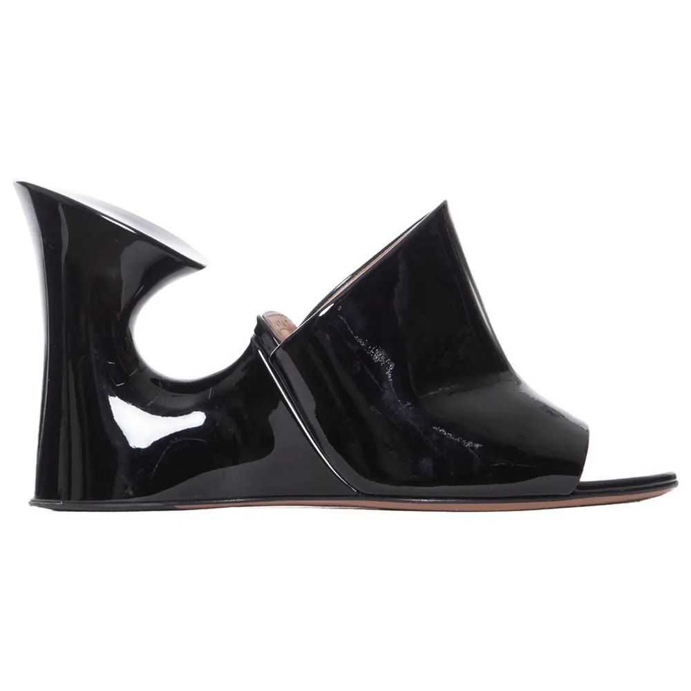 Elegant Black Women's Wedge Shoes NIB